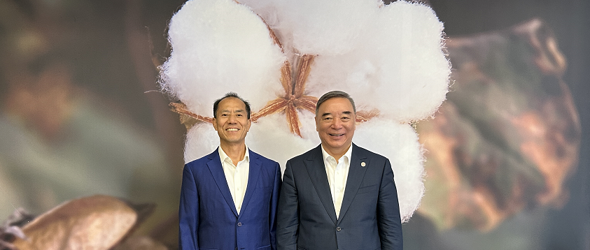 中上协会长宋志平到访瓦力游戏，全棉时期以“一朵棉花”构建主题竞争力